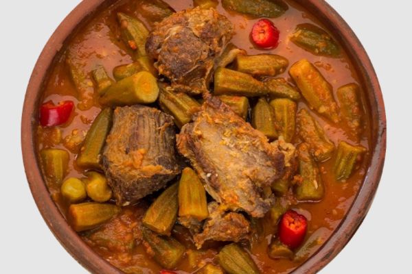 طاجن بامية